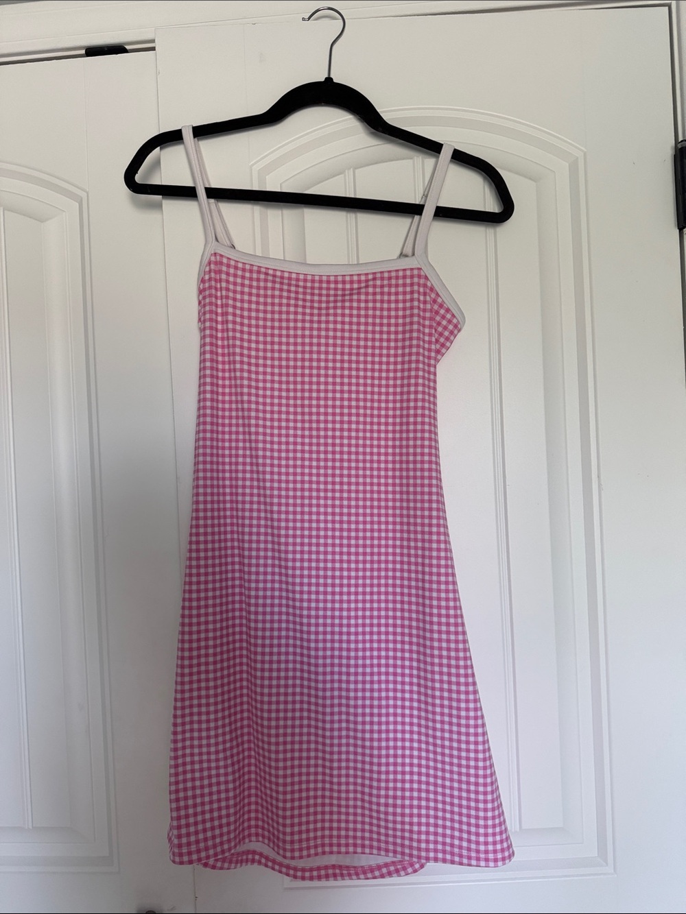 Target Pink Gingham Backless Dress